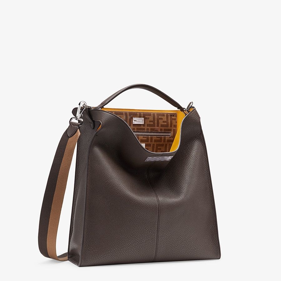 Brown leather bag - 3