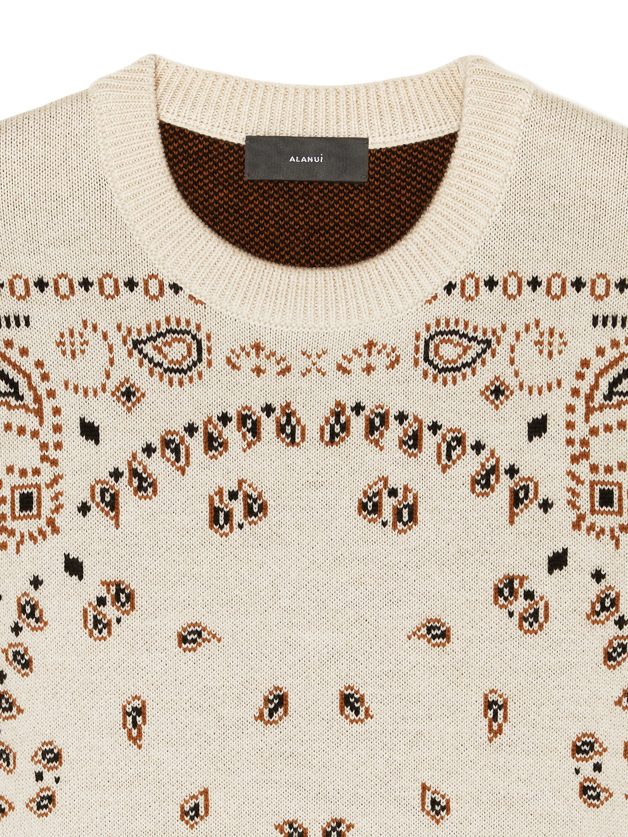 Bandana Jacquard Sweater - 9