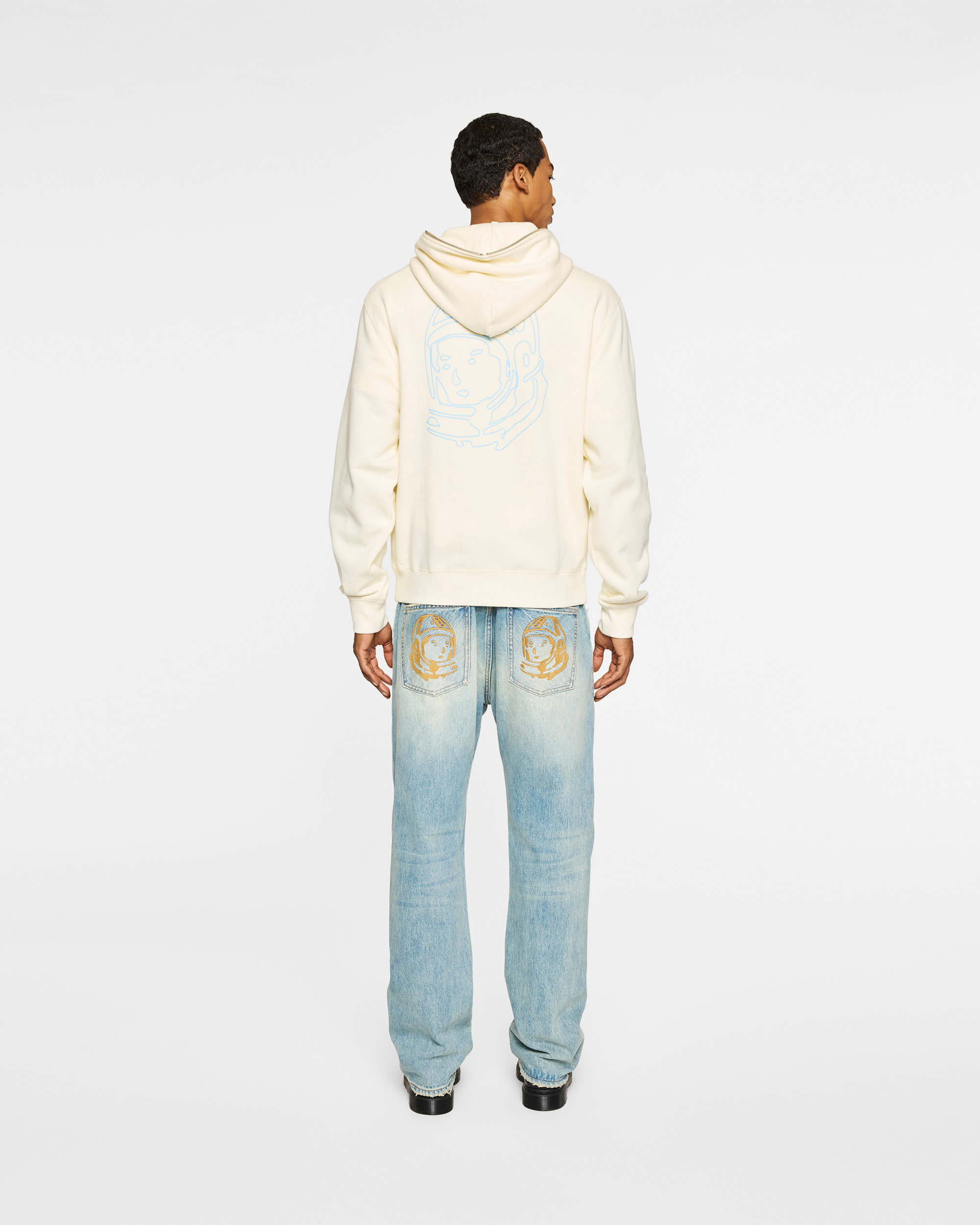 SMALL CURVE ZIP HOODIE - 4