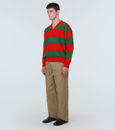 GUCCI Striped wool sweater outlook
