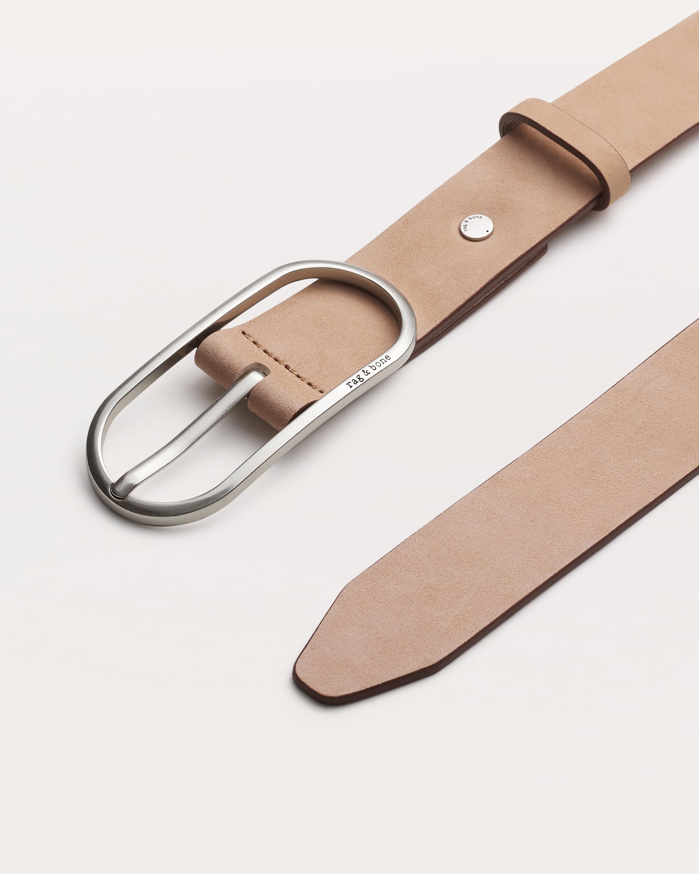 Rounded Rebound Suede Belt - 3
