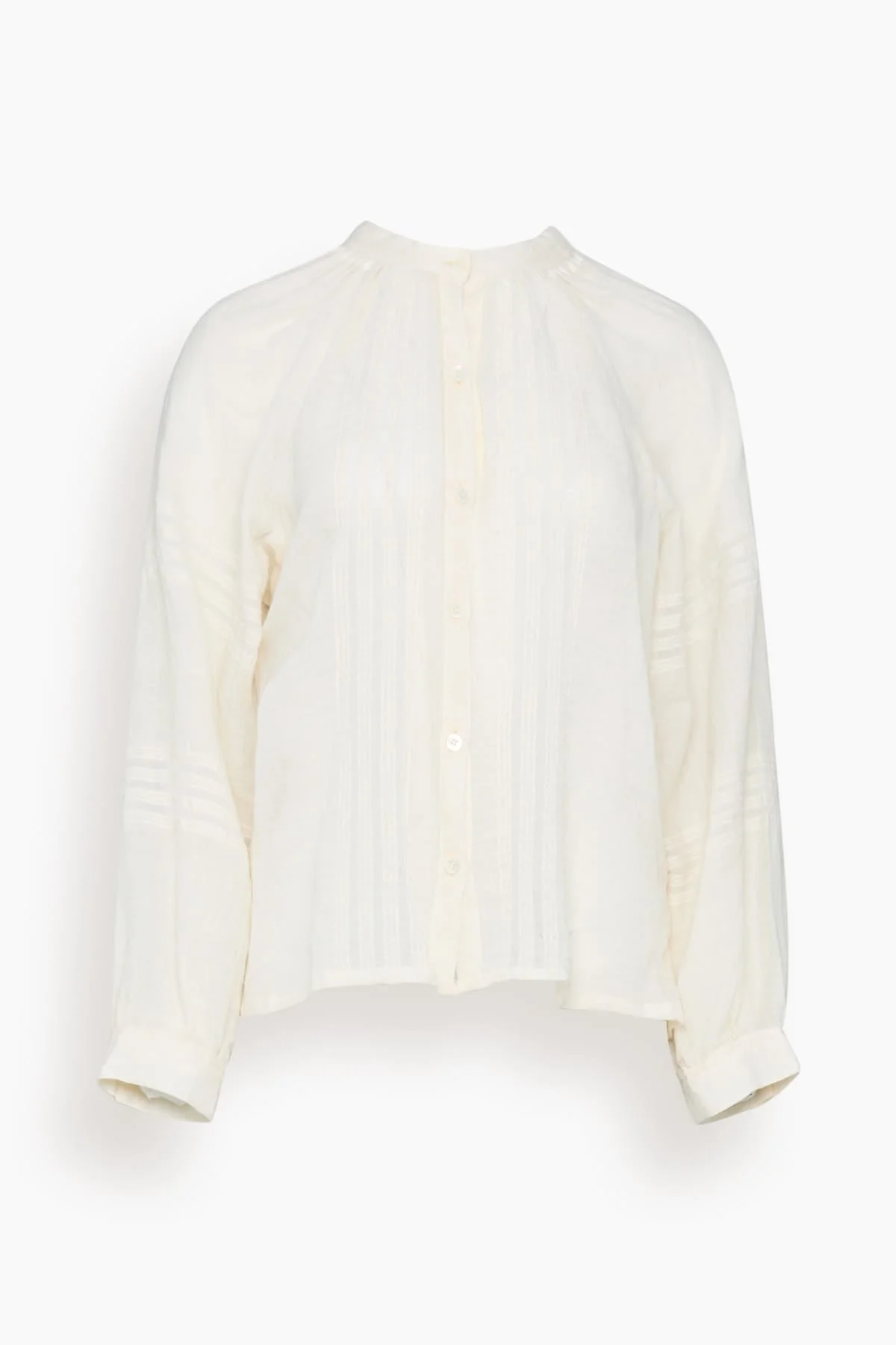 Mita Button Up Blouse in Lacee Cream - 1