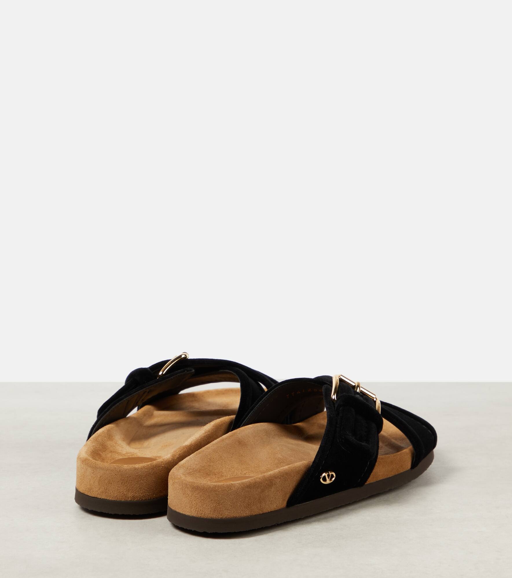 Fussfriend velvet sandals - 5