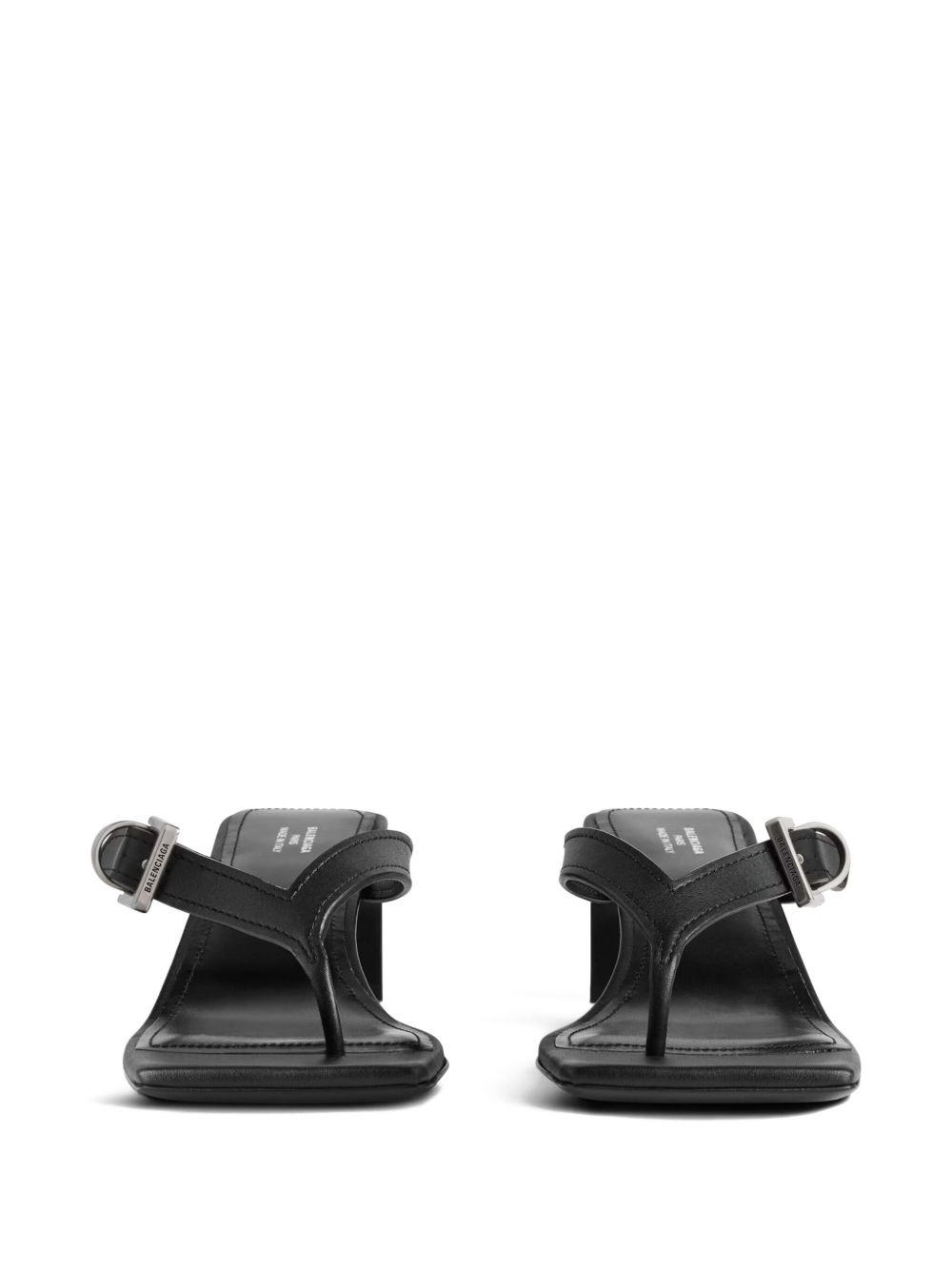 55mm buckle-fastening square-toe sandals - 4