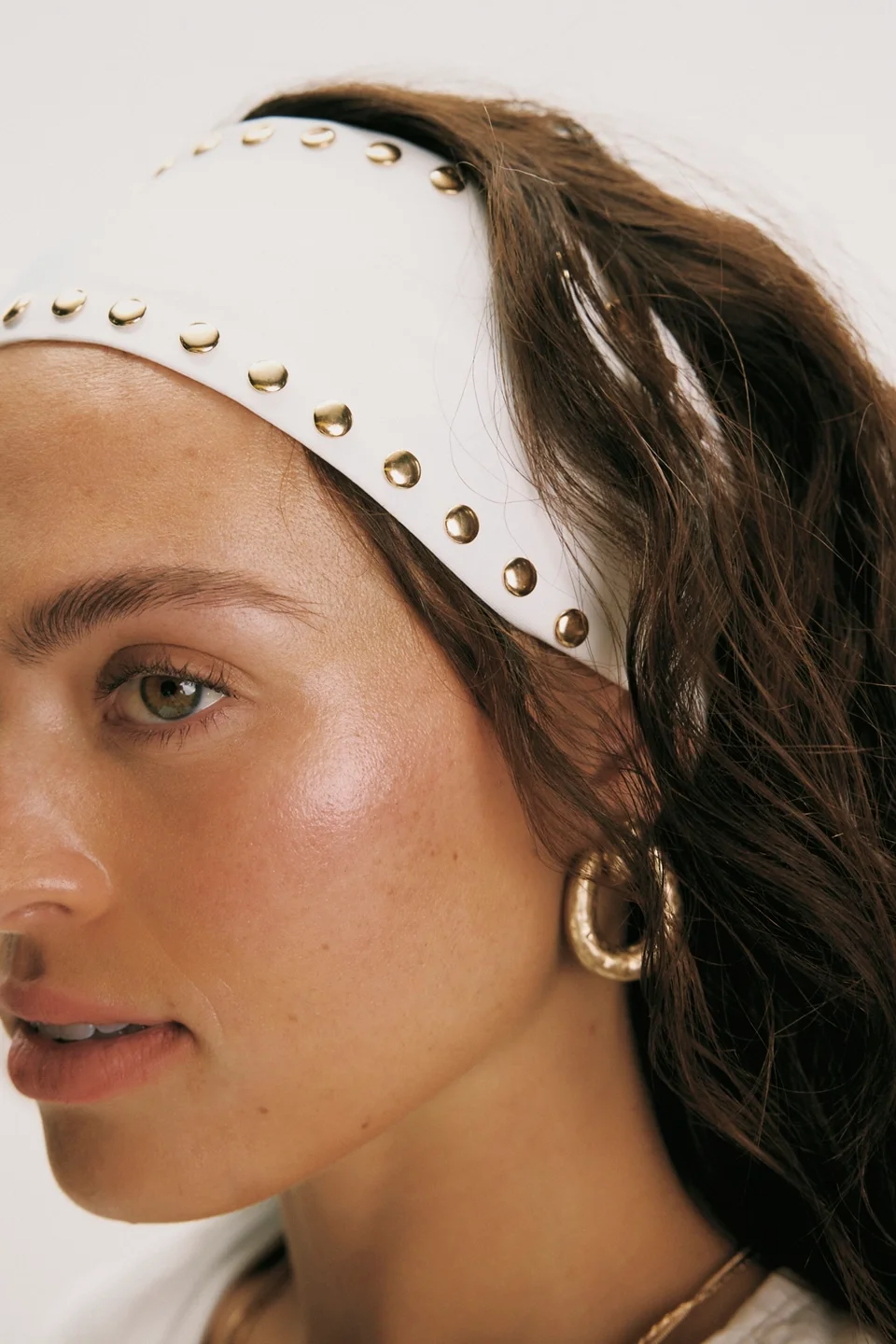 Abbey Studded Soft Headband - 1