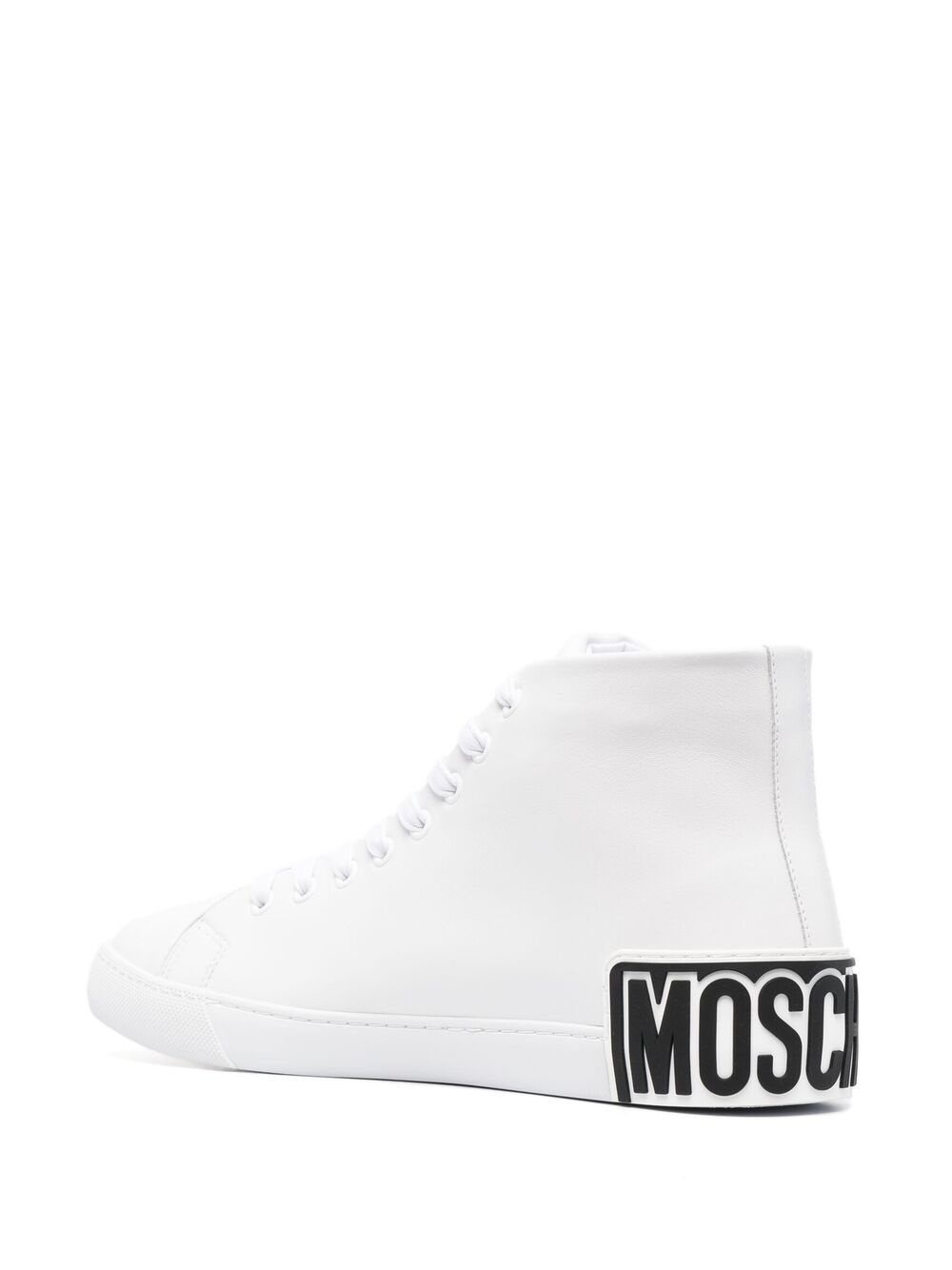 logo-patch high-top sneakers - 3