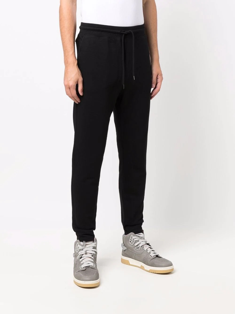 drop-crotch slim joggers - 3