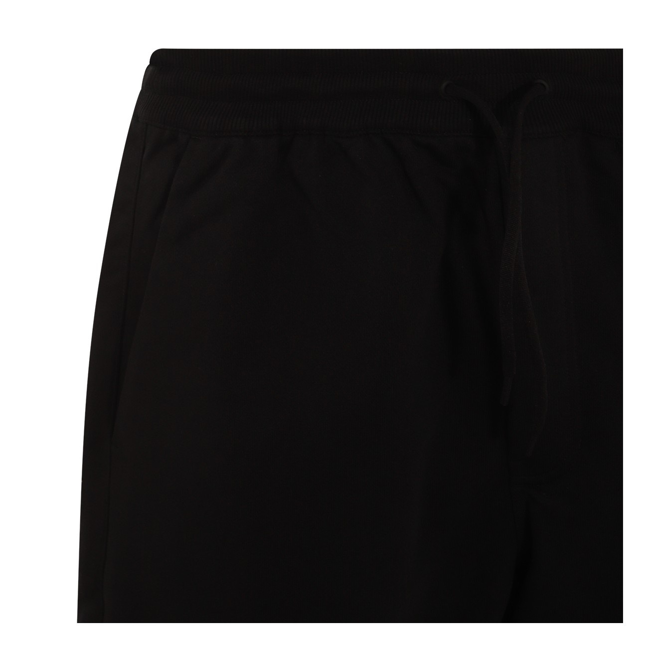 black cotton blend shorts - 3