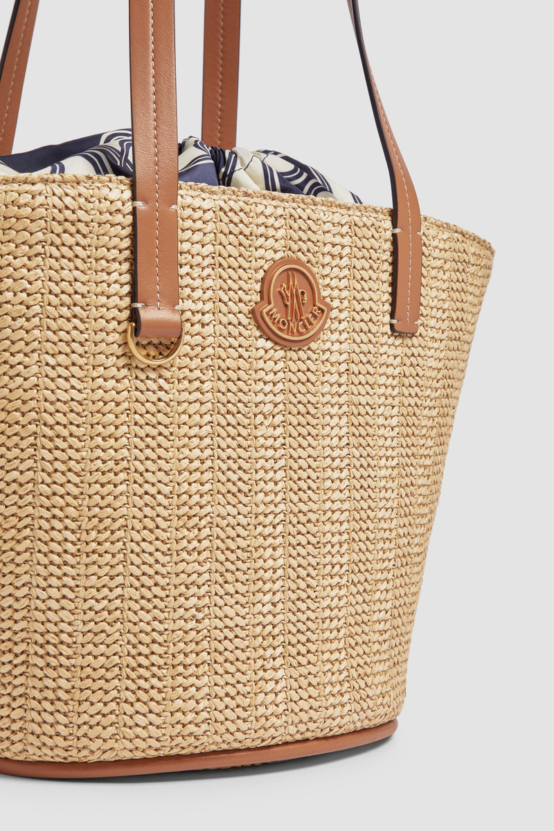Hubba Small Raffia Tote 3
