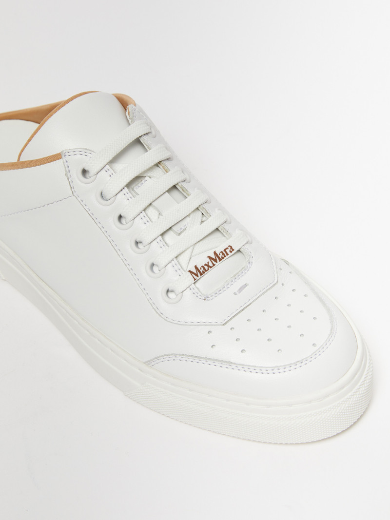 SLIDESNEAKER Leather mule sneakers 4