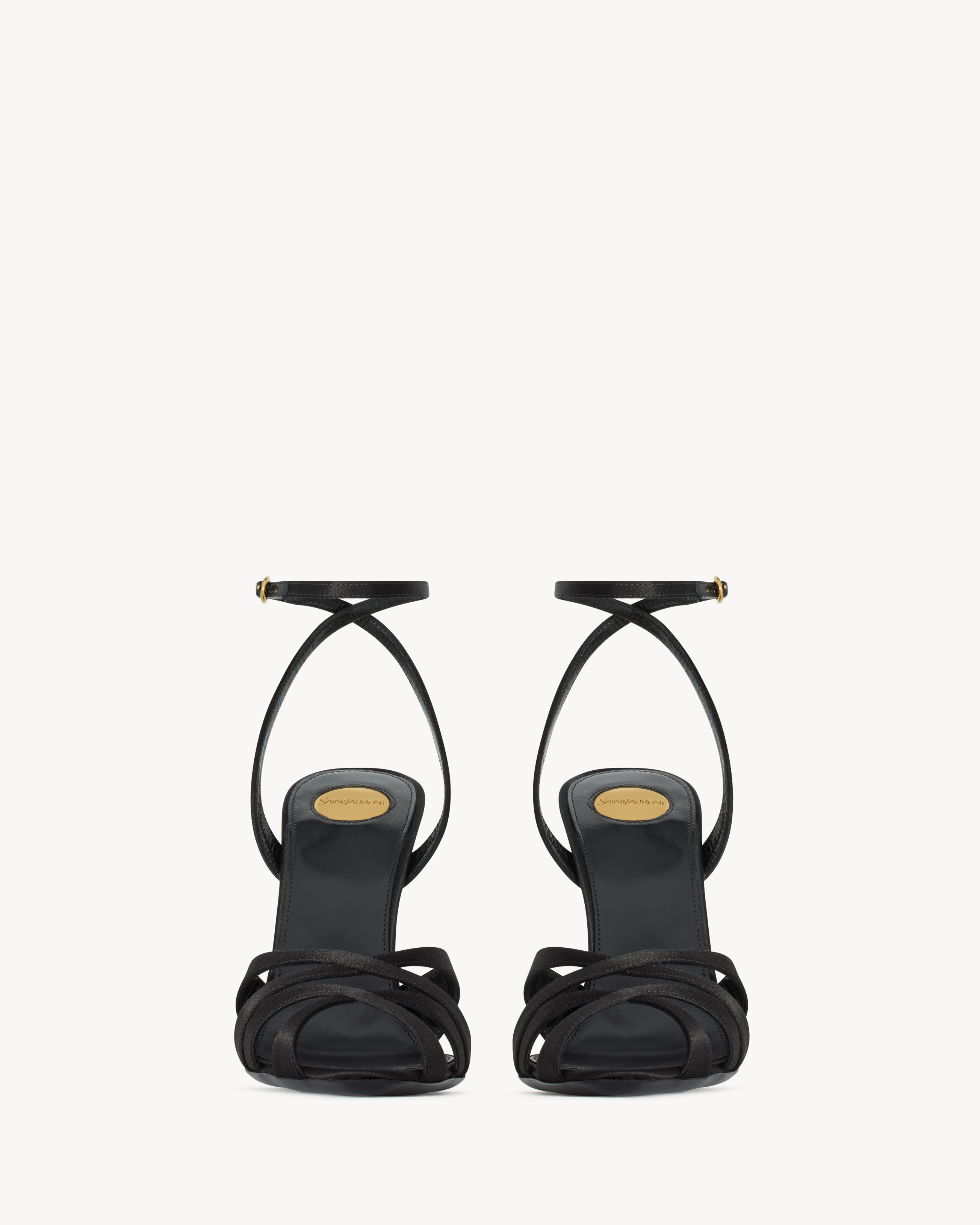 CHANDELLE SANDALS IN SATIN CREPE - 2