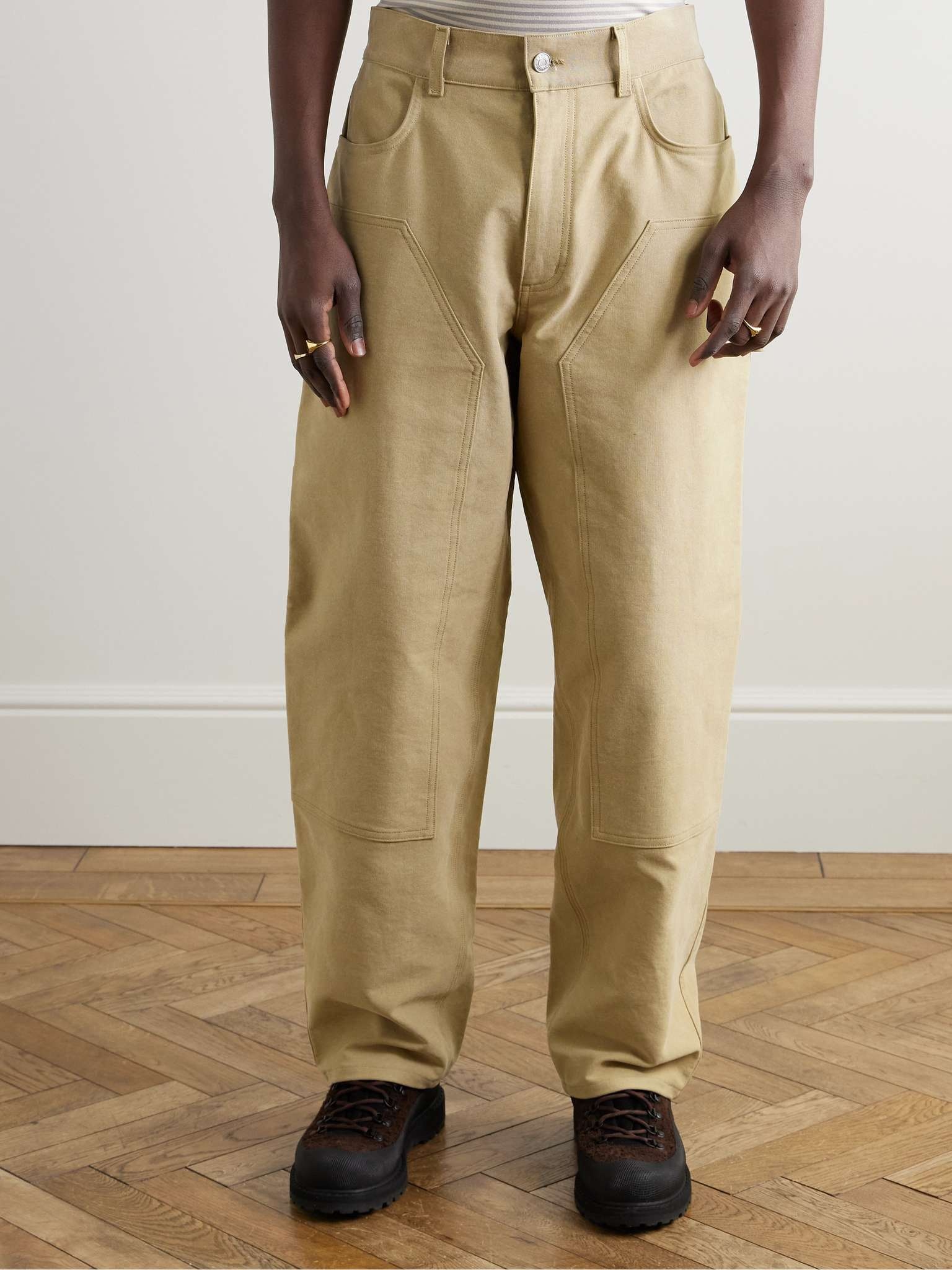 + RSVP GALLERY Ewing Straight-Leg Cotton-Twill Carpenter Trousers - 3
