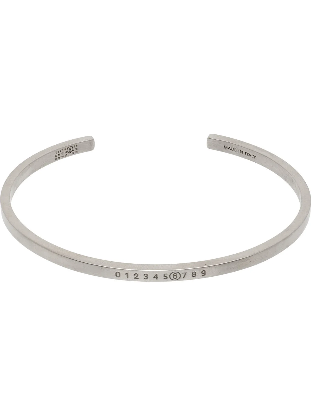 Numeric Minimal Signature Cuff Bracelet - 1