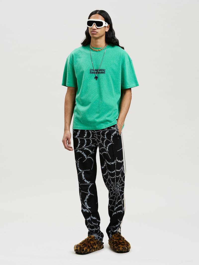 Palm Angels GARMENT DYE BOX LOGO TEE outlook