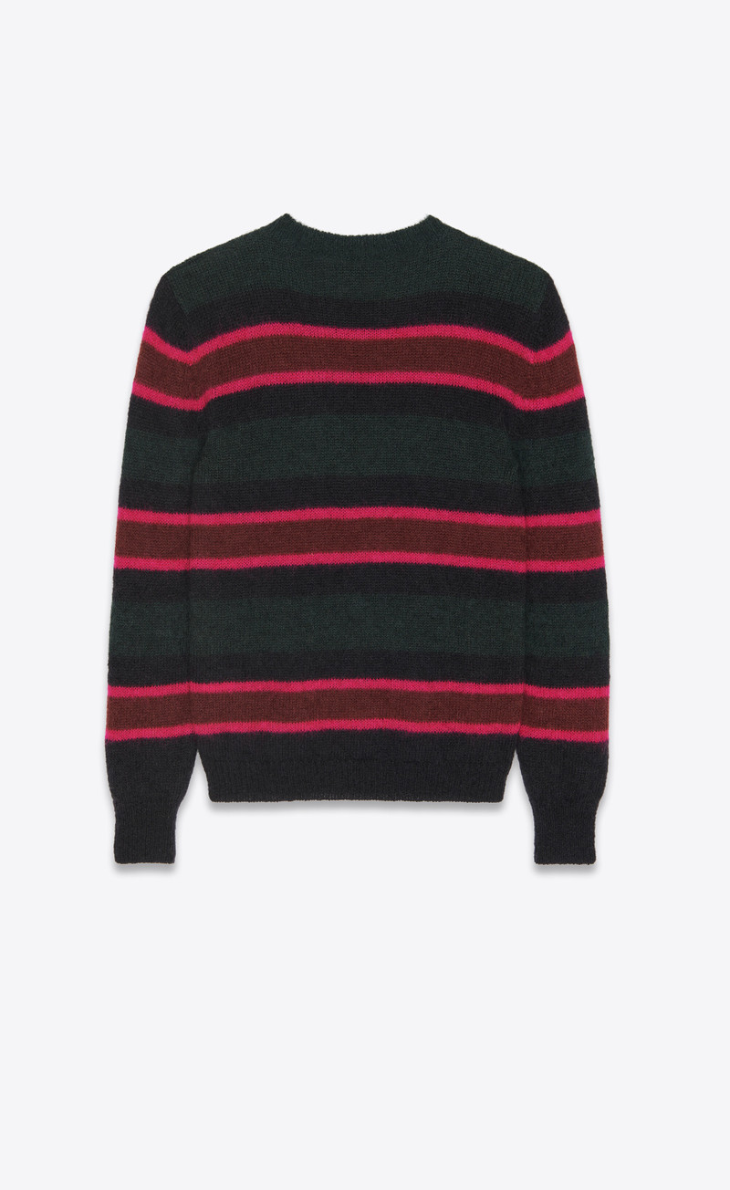 SAINT LAURENT sweater in mohair outlook
