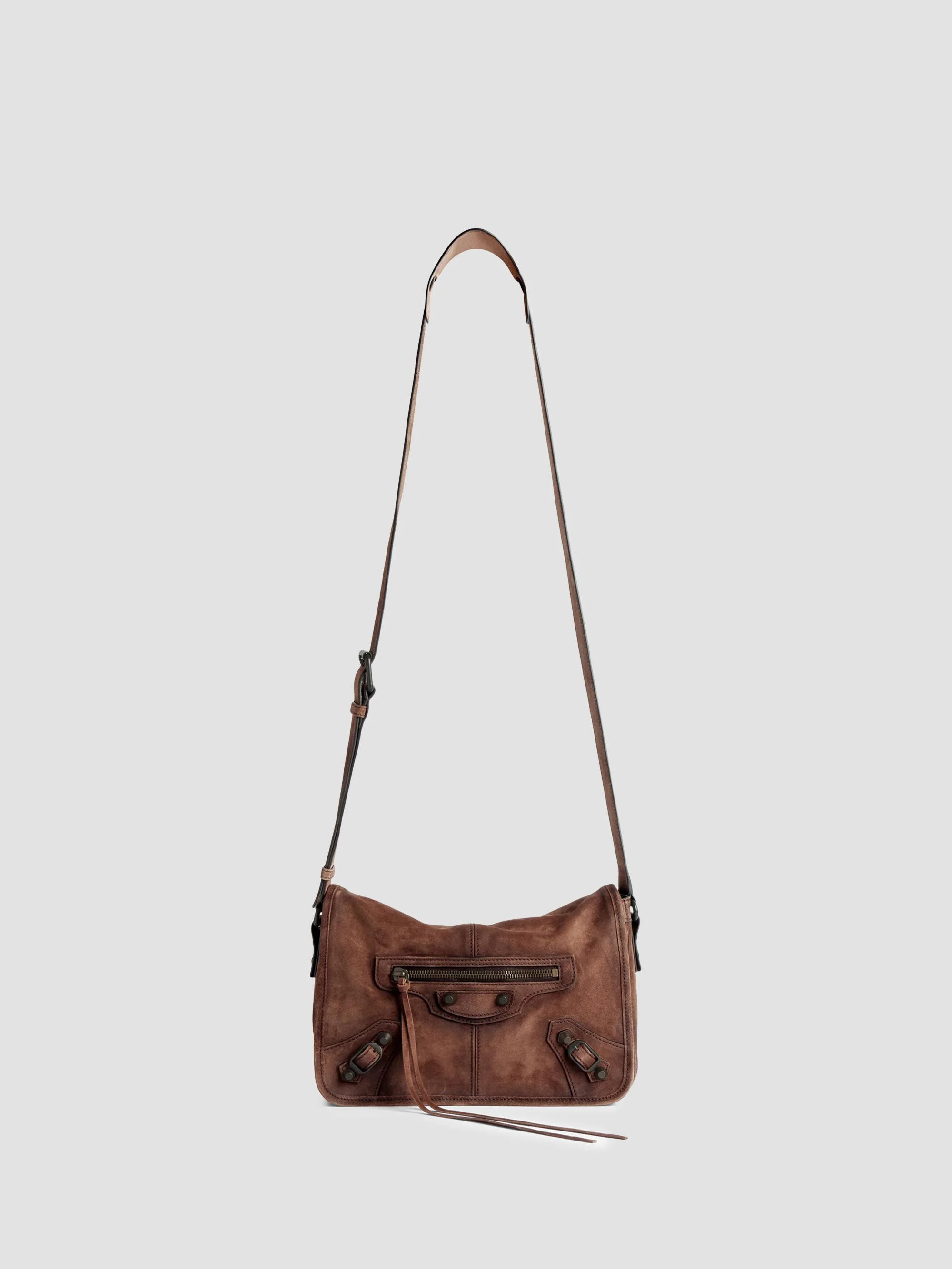 Men's Le City Flap Small Messenger Bag - Light Espresso - 1