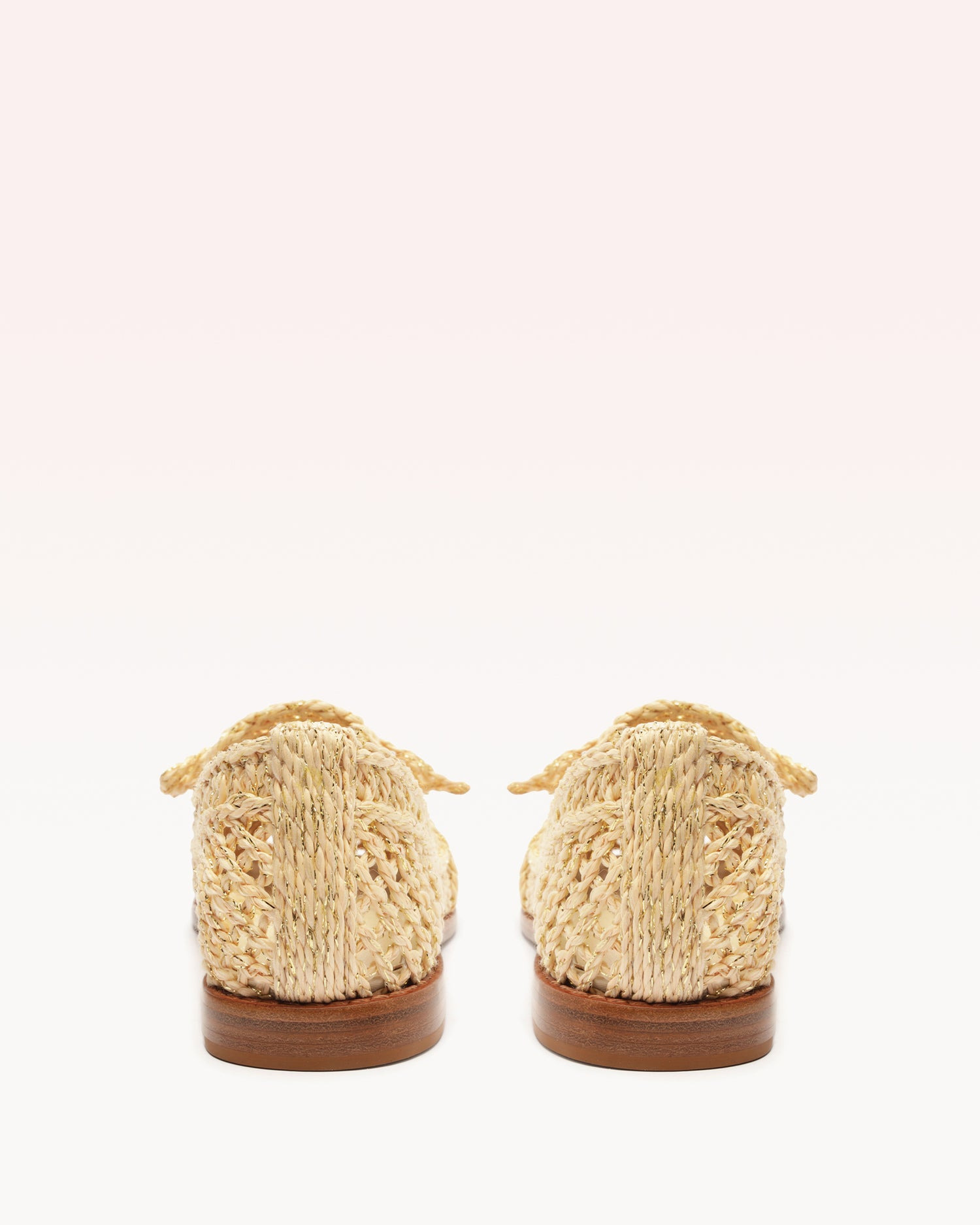 RAFFIA PENNY LOAFER PEARL - 3