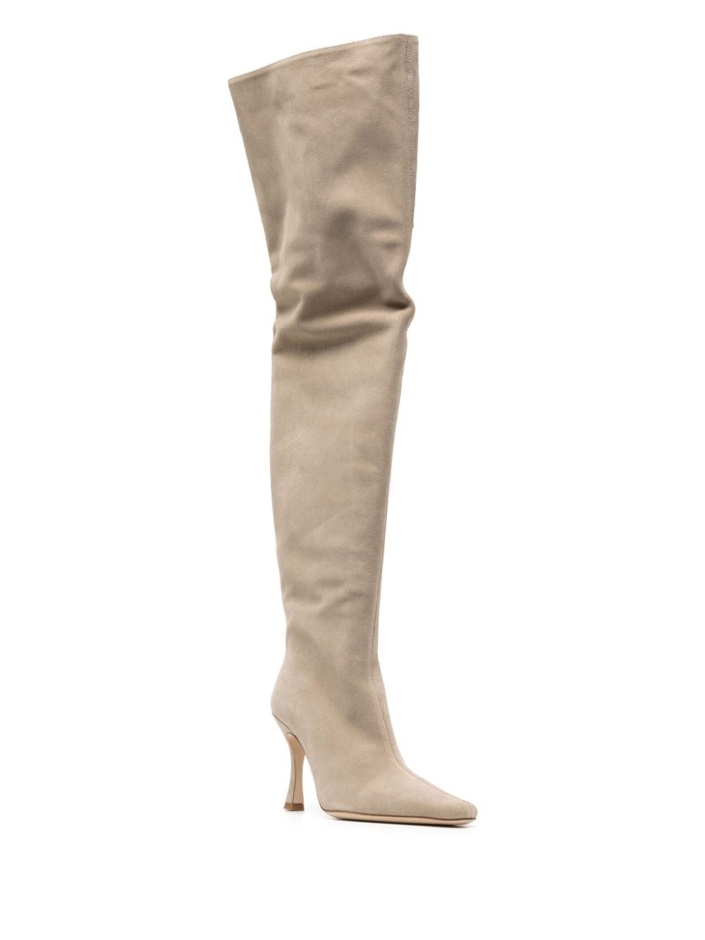 Cami 95mm suede thigh-high boots - 2
