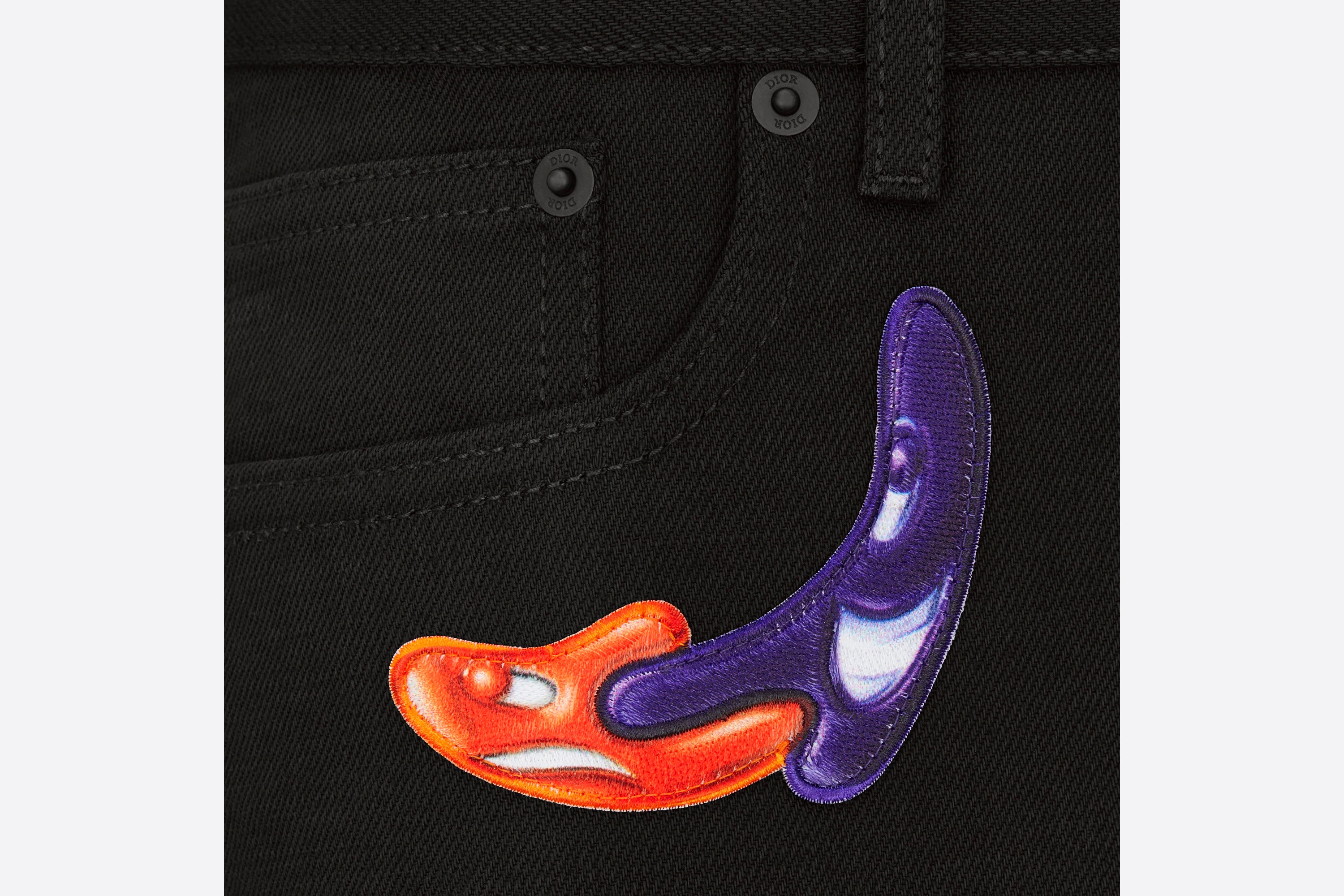 DIOR AND KENNY SCHARF Slim-Fit Jeans - 4