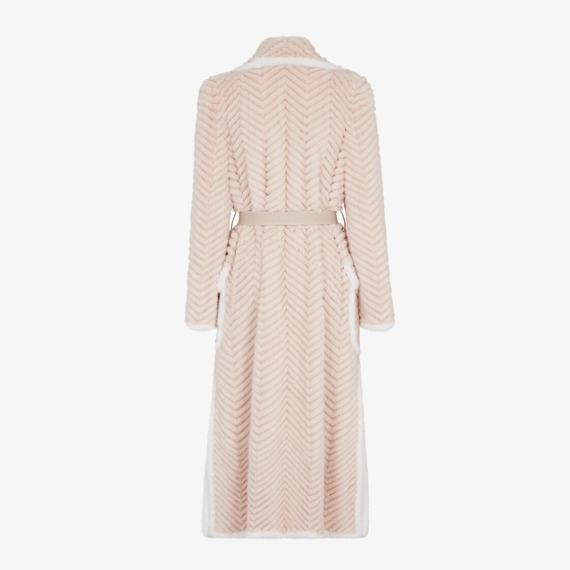 FENDI Pink mink coat outlook