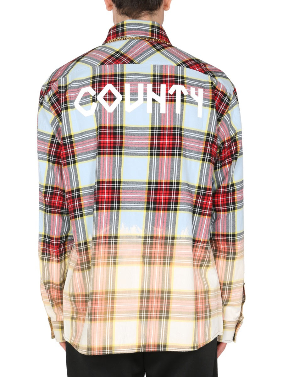 Shirt With Check Print - 3
