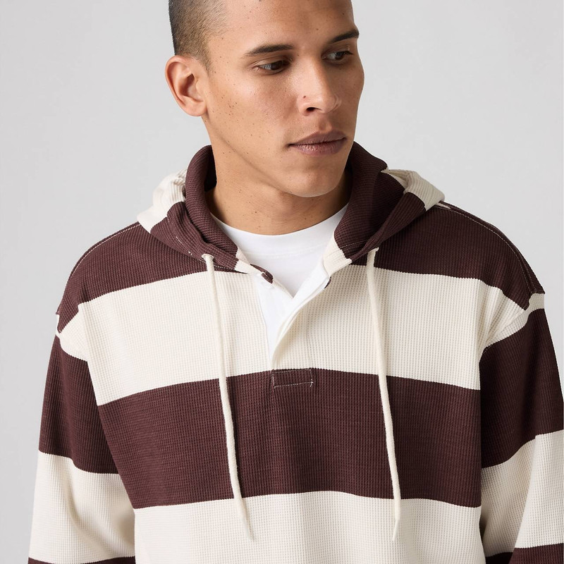 THERMAL RUGBY HOODIE SWEATSHIRT 4