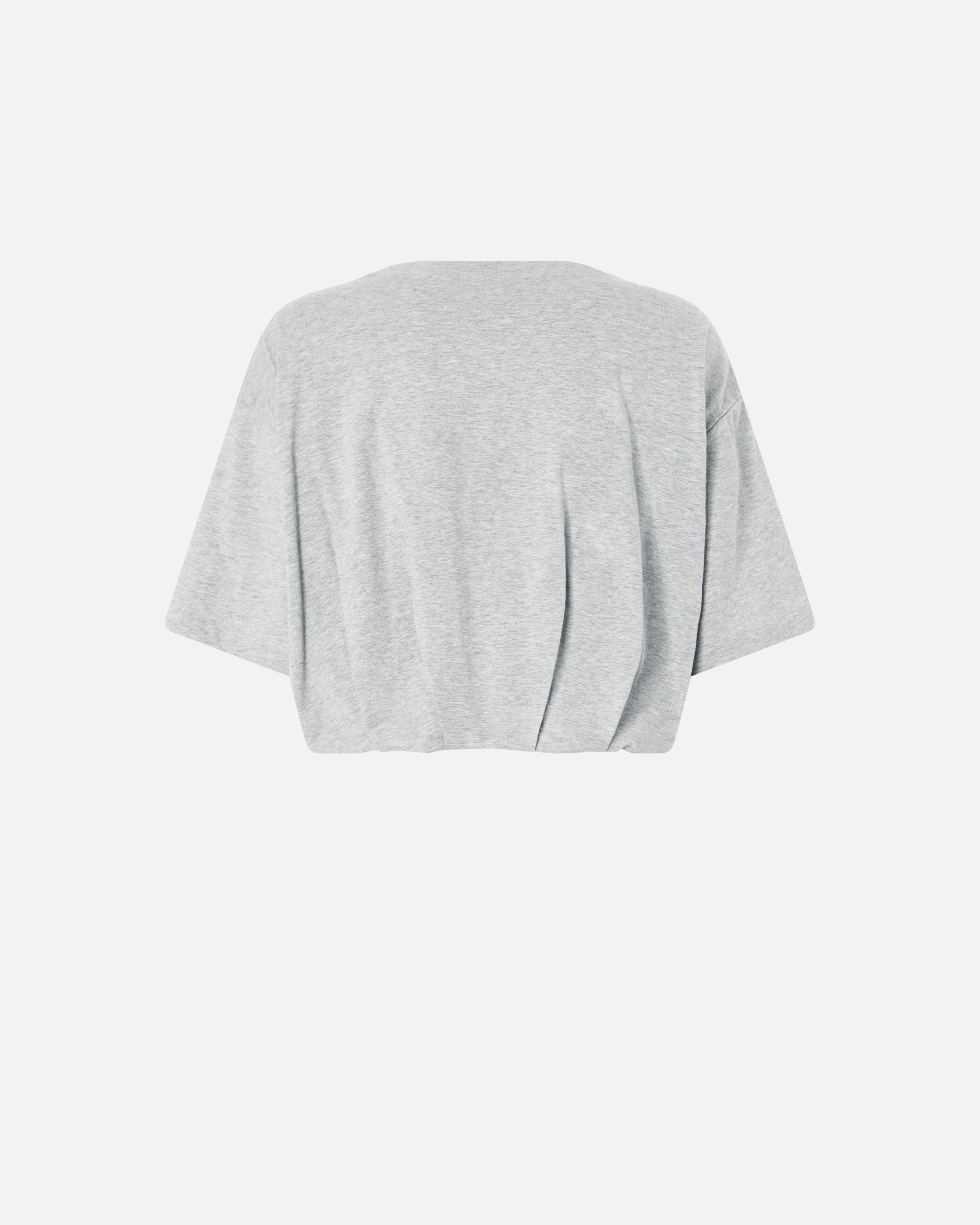 SHORT AND LOOSE T-SHIRT WITH LOGO EMBROIDERY - 6