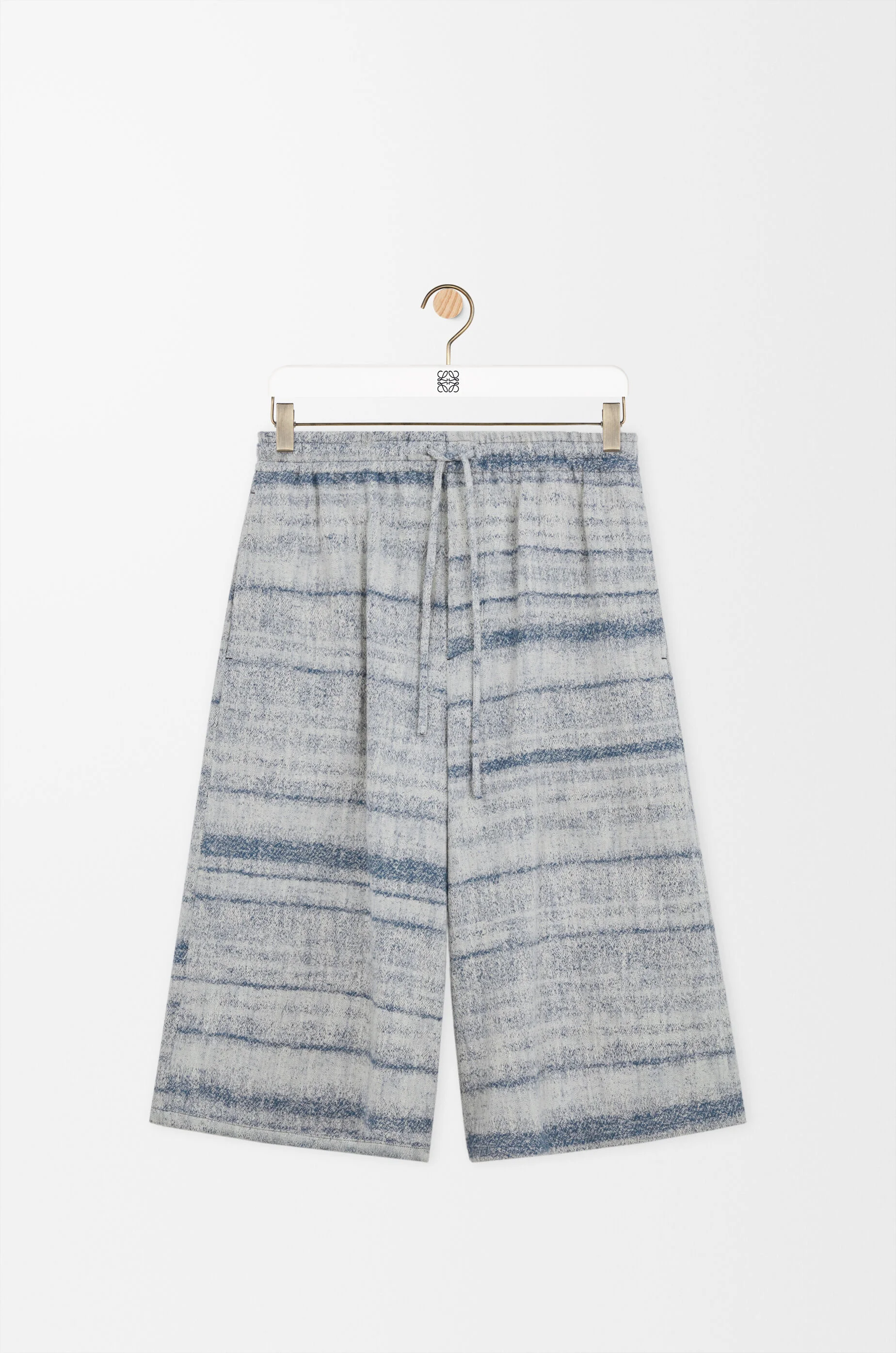 Drawstring shorts in denim - 1