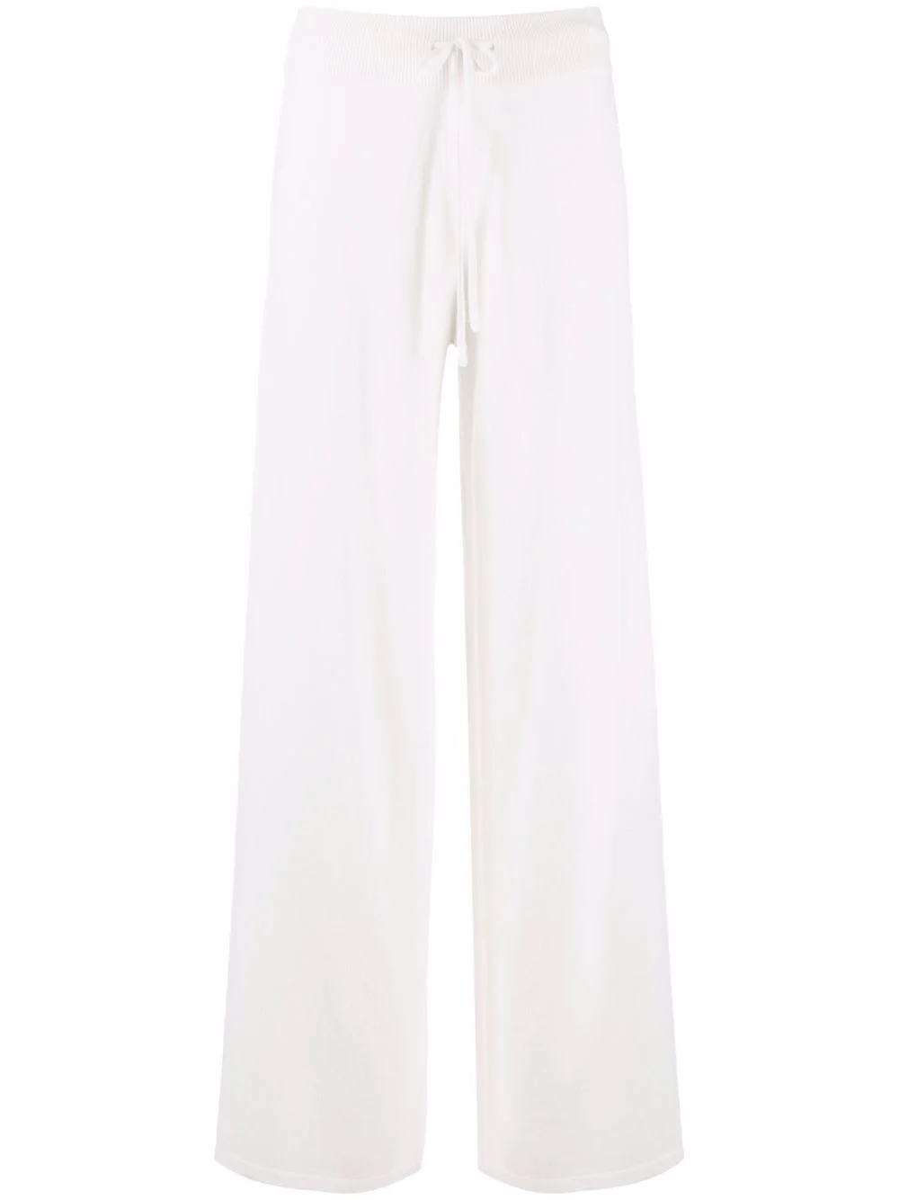 drawstring cashmere trousers - 1