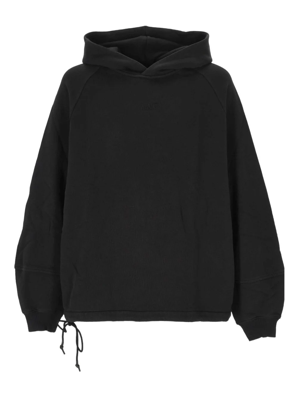 logo-embroidered hoodie - 1