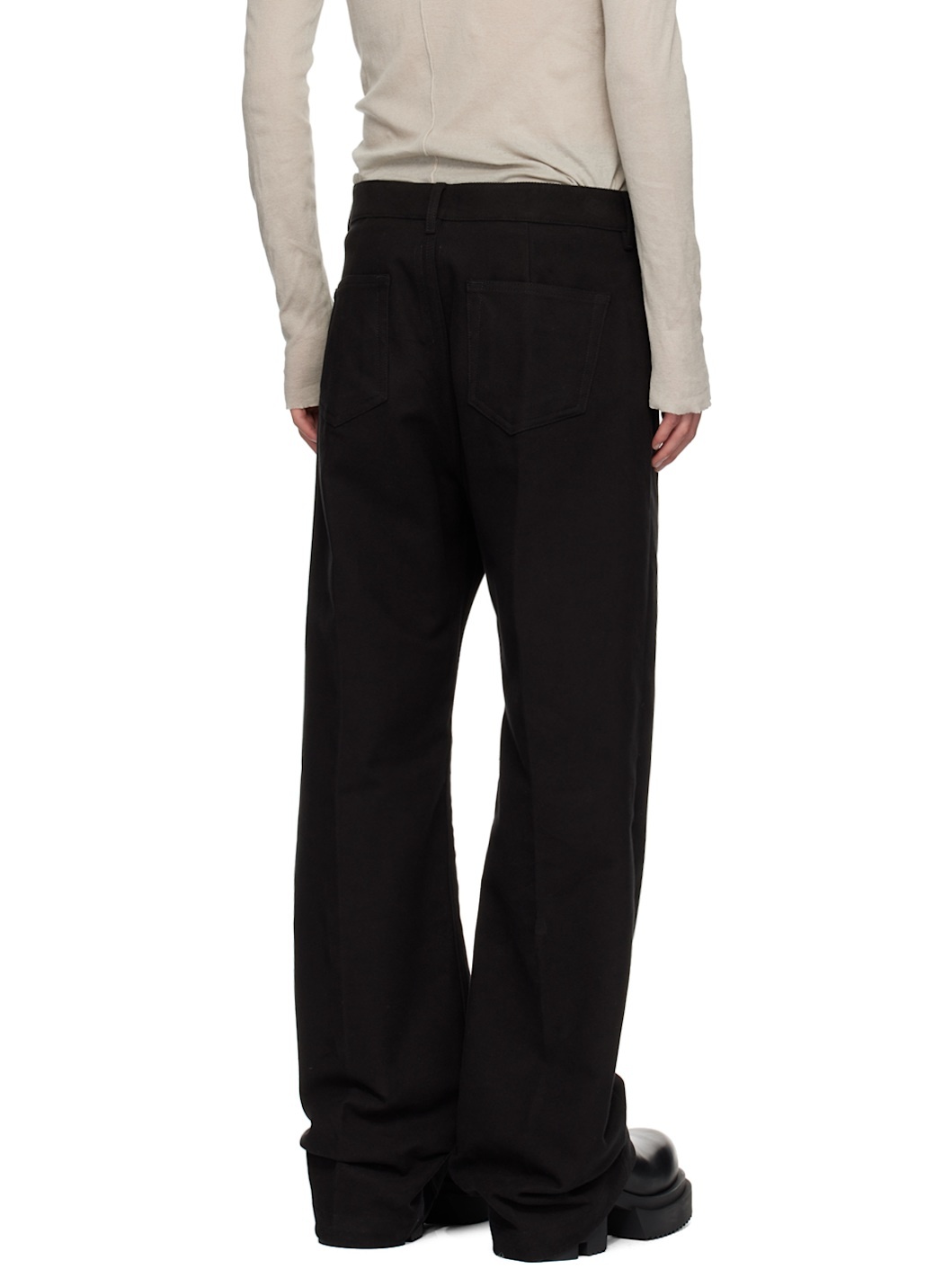 Black Porterville Geth Trousers - 3