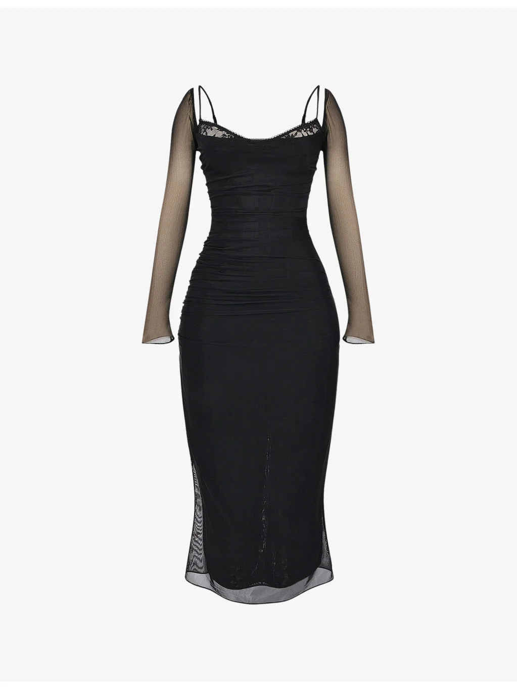 Katarina corseted stretch-woven maxi dress - 1