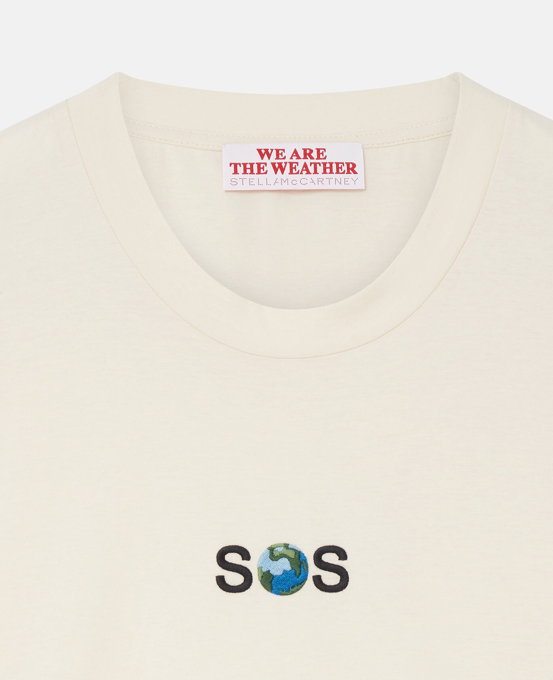 SOS Embroidered Short-Sleeve T-Shirt - 2