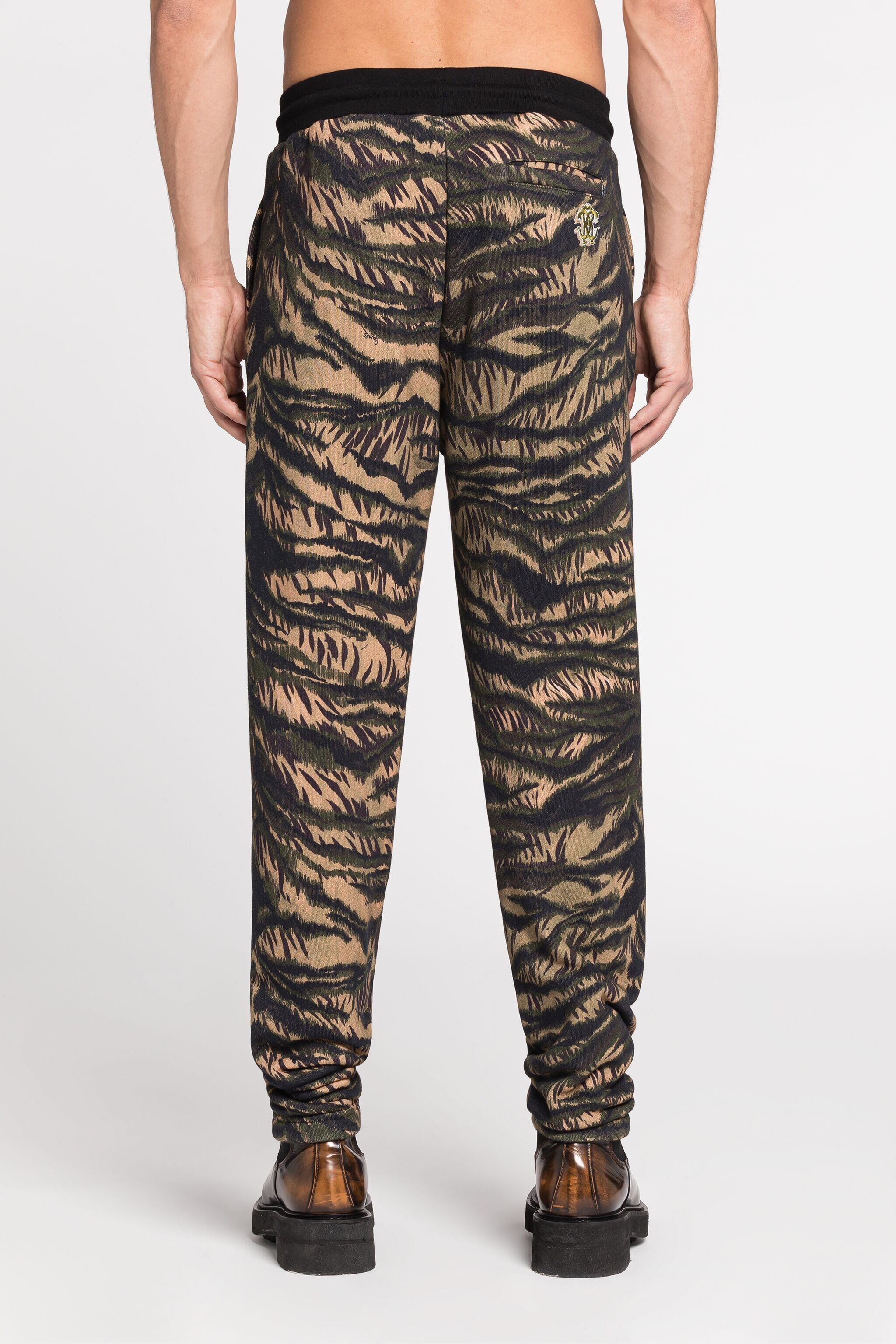 Animal-Print Cotton Track Pants - 5