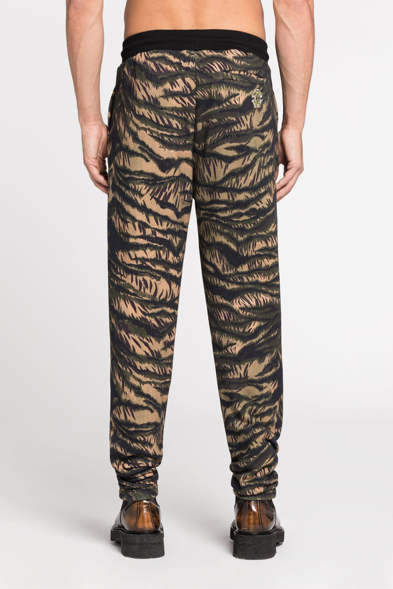 Animal-Print Cotton Track Pants 5