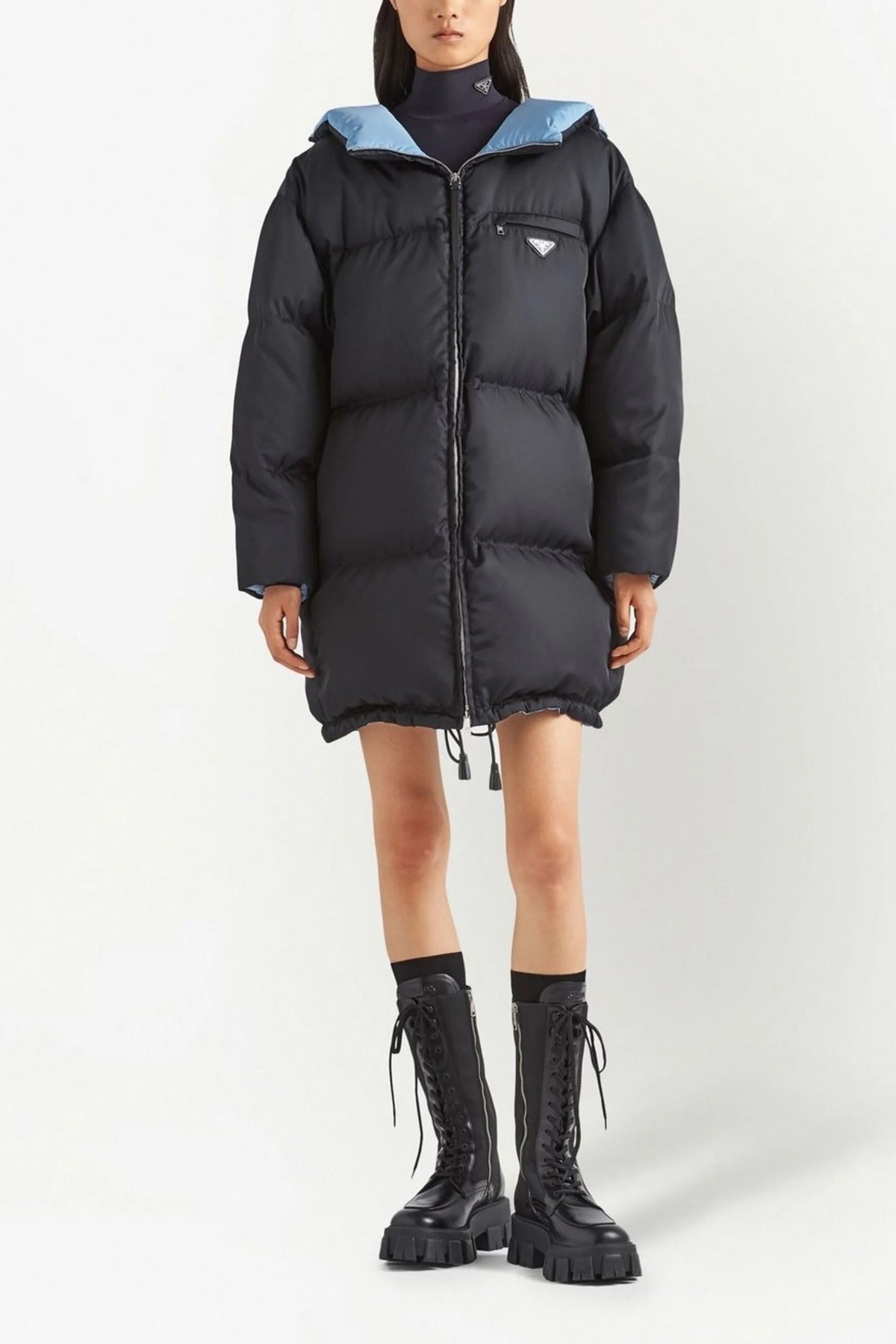 Prada 'Re-Nylon' down jacket | julianfashion | REVERSIBLE