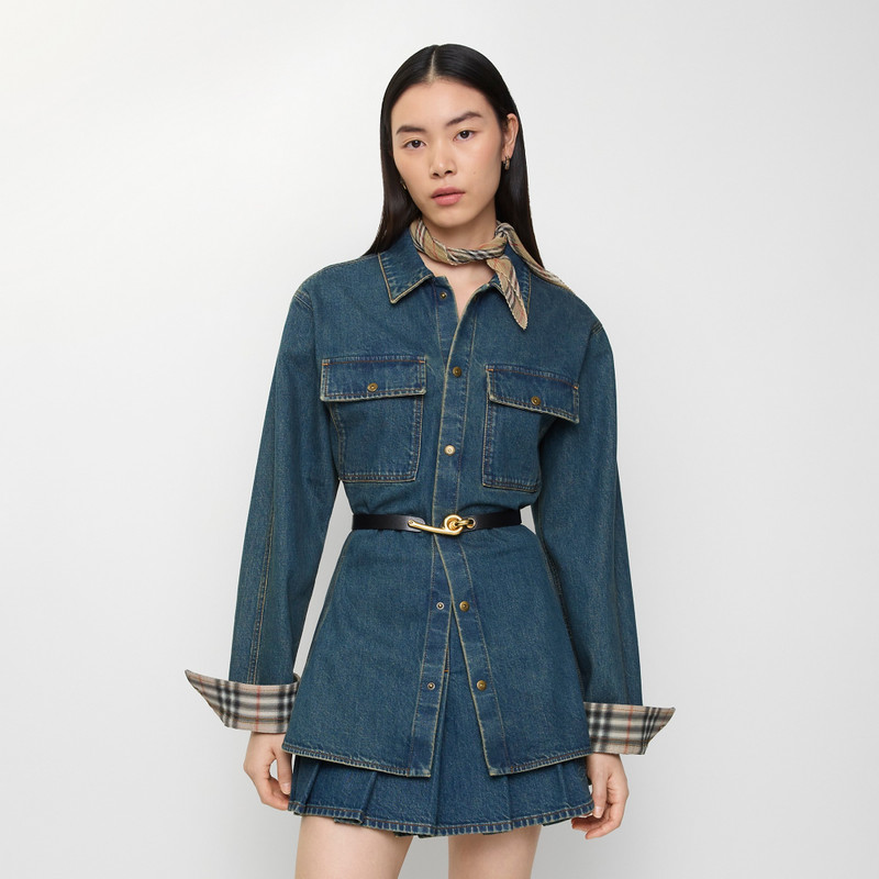 Burberry Fit-and-flare Denim Shirt outlook