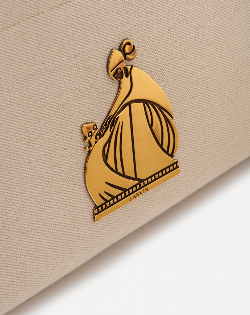 CANVAS IN&OUT BAG SM WITH PLAQUE - 6