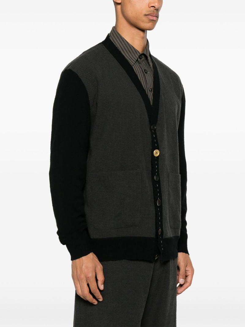 panelled cardigan 3