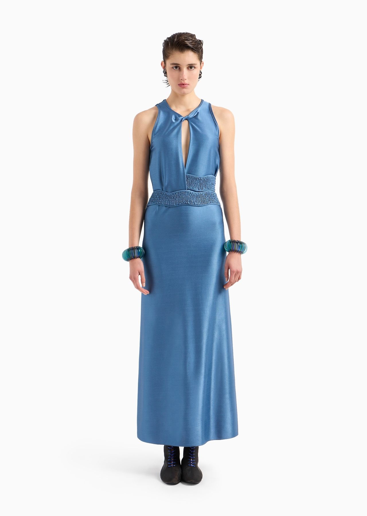 ASV long dress in stretch viscose - 2