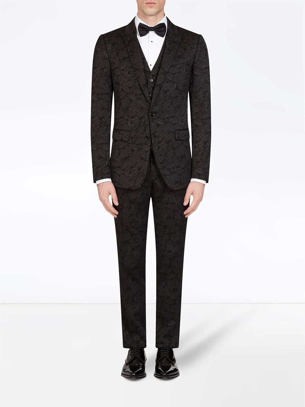 floral jacquard martini suit - 2