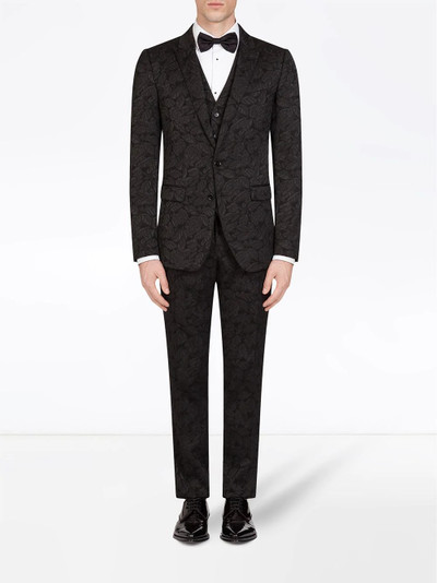 Dolce & Gabbana floral jacquard martini suit outlook