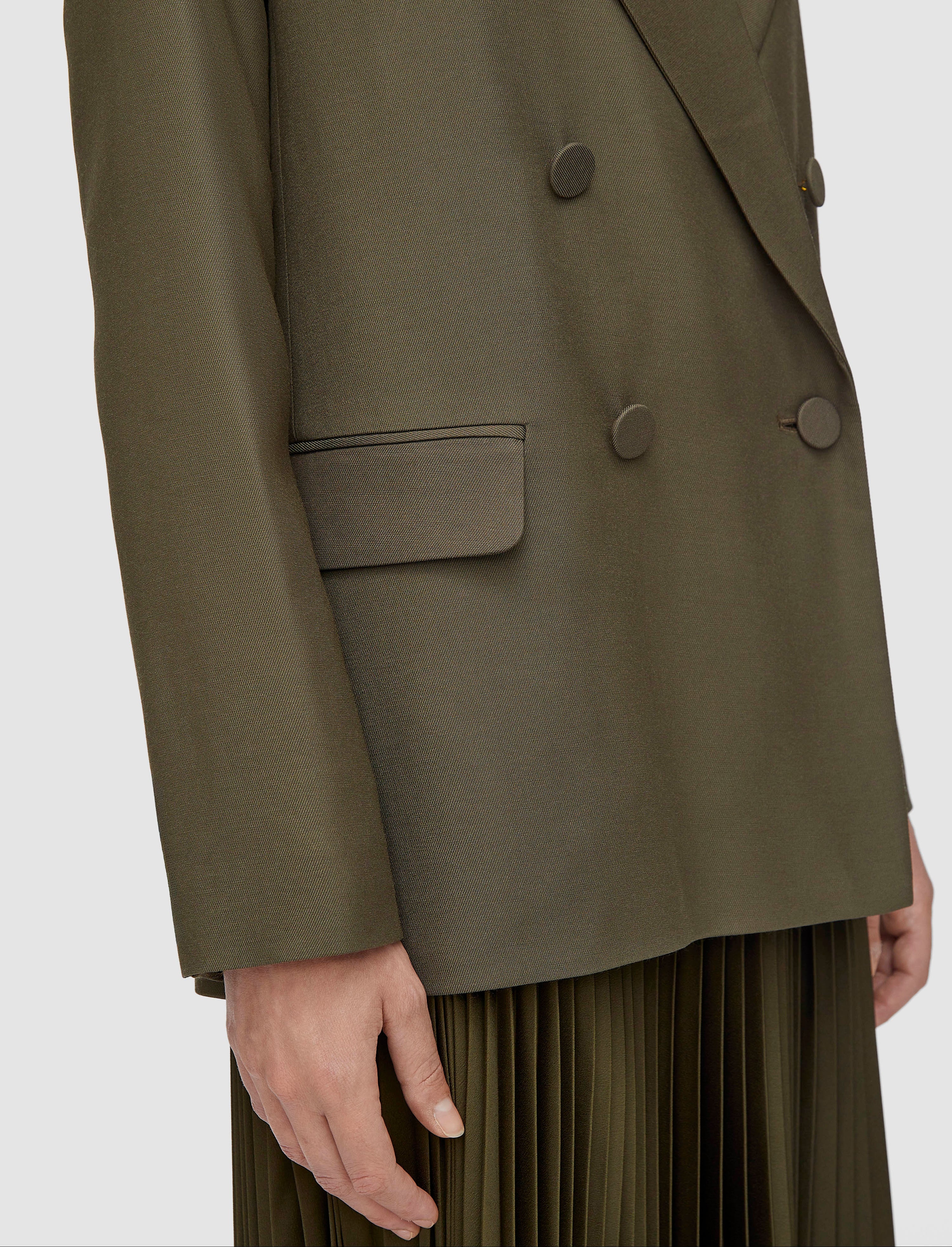 Viscose Twill Jaden Jacket - 6