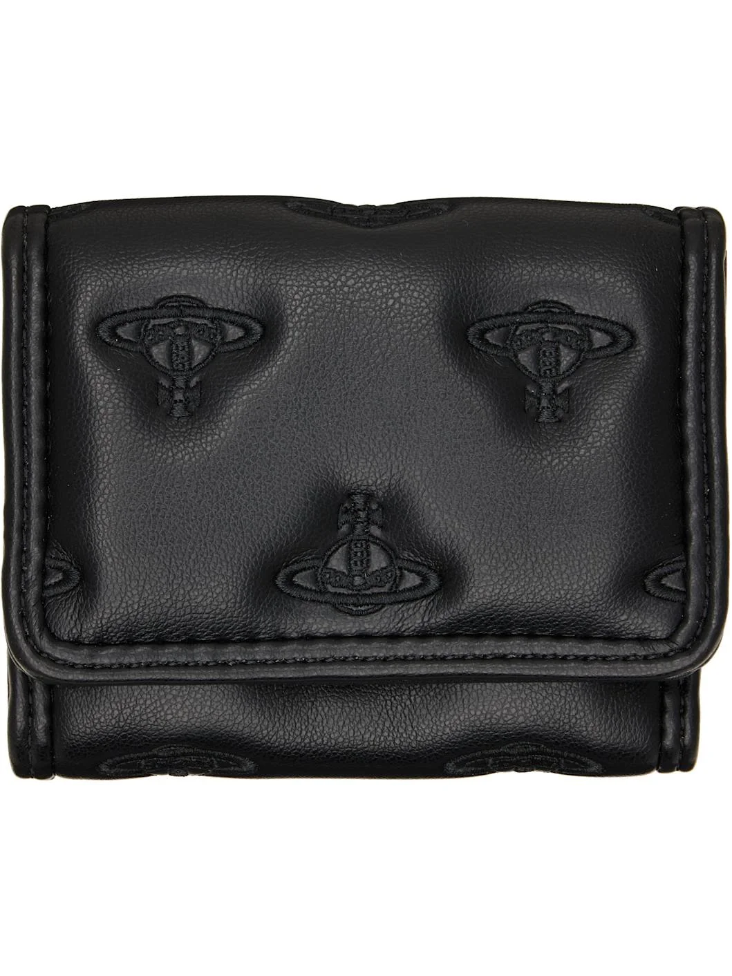 Black Trifold Wallet - 1