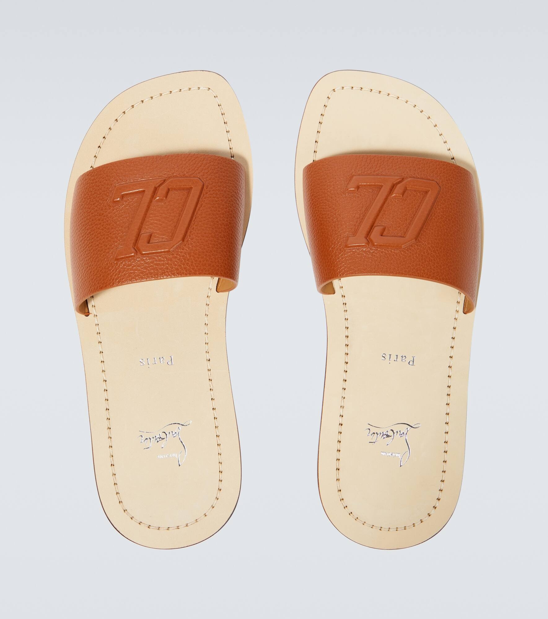 Varsicool leather slides - 4