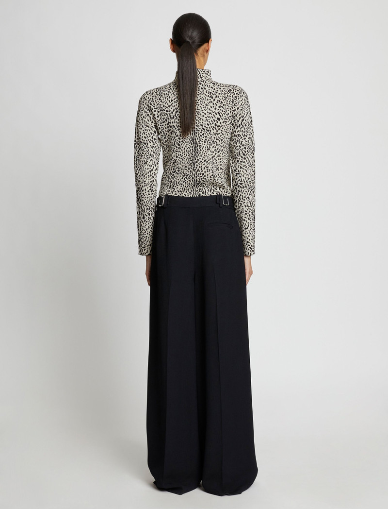 Cheetah Jacquard Turtleneck 5