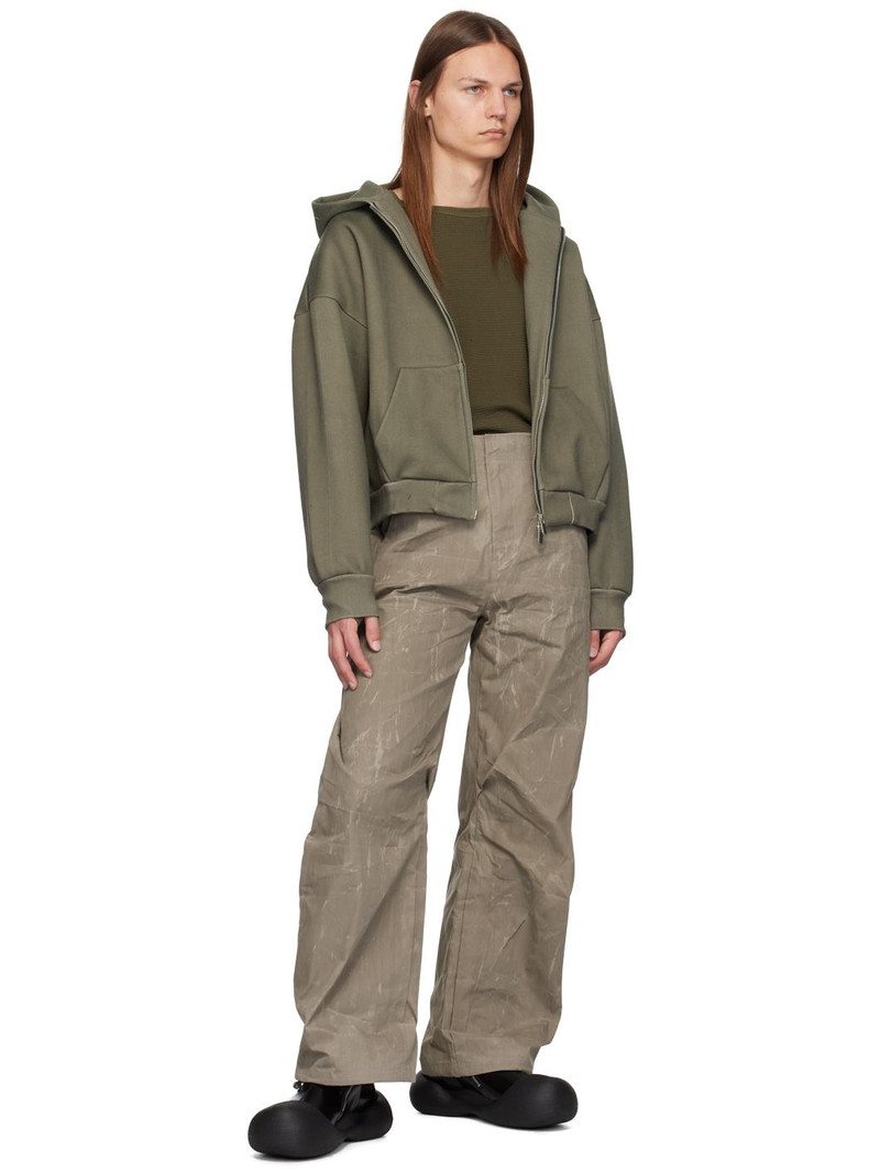 Seventh Khaki V2 Zipped Hoodie outlook