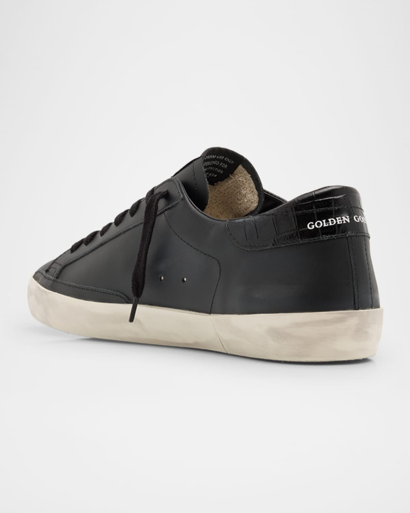 Men's Super-Star Low-Top Leather Sneakers 4
