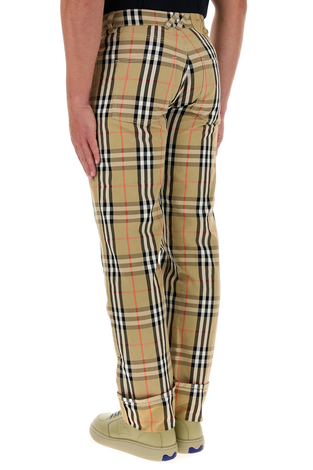 Embroidered canvas pant - 4