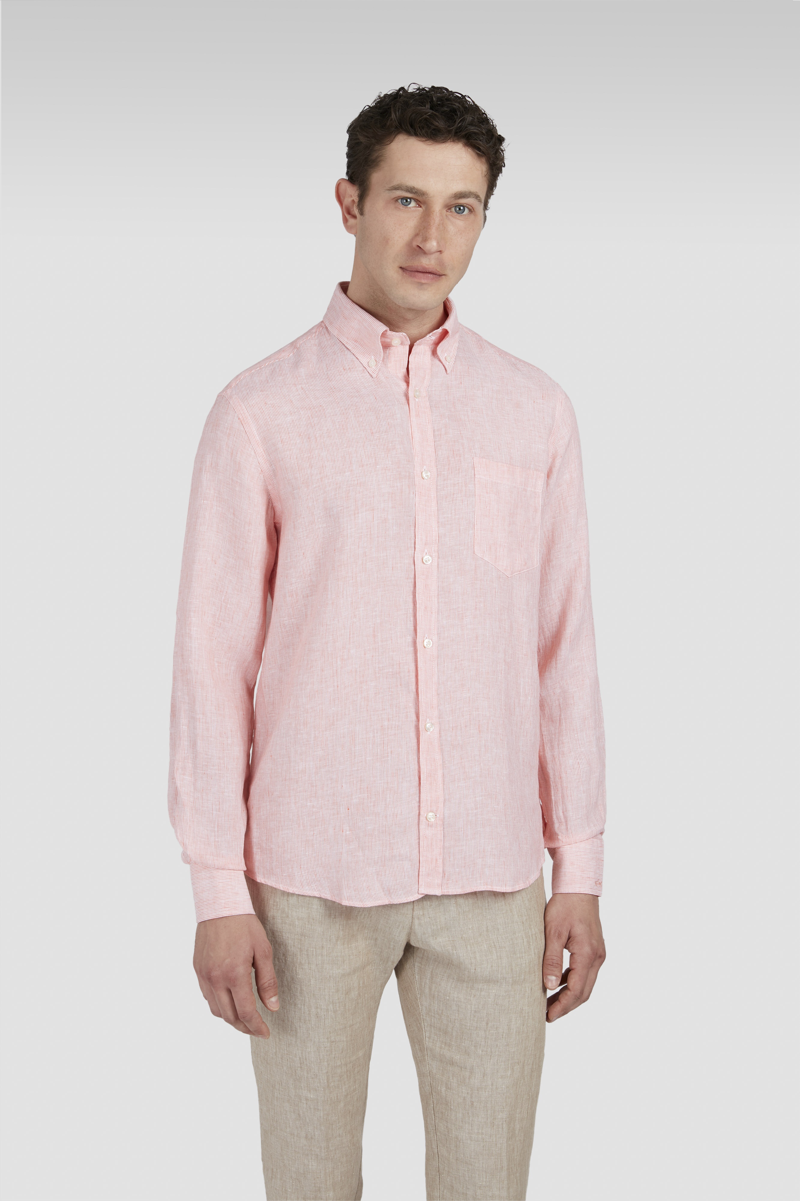 LINEN SEERSUCKER SHIRT - 7